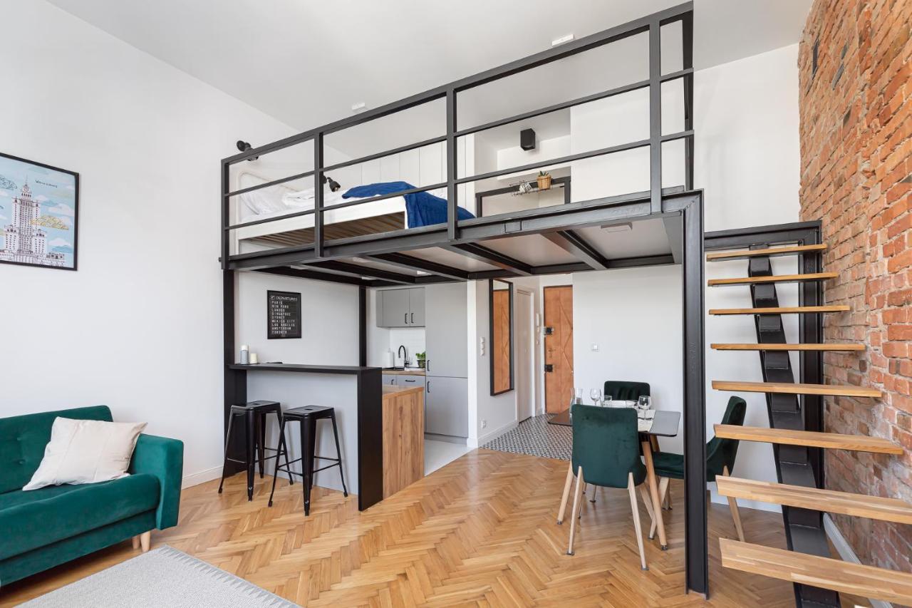 Stylowe Studio Z Antresola Warszawa Dış mekan fotoğraf